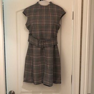 Theory mini dress w belt